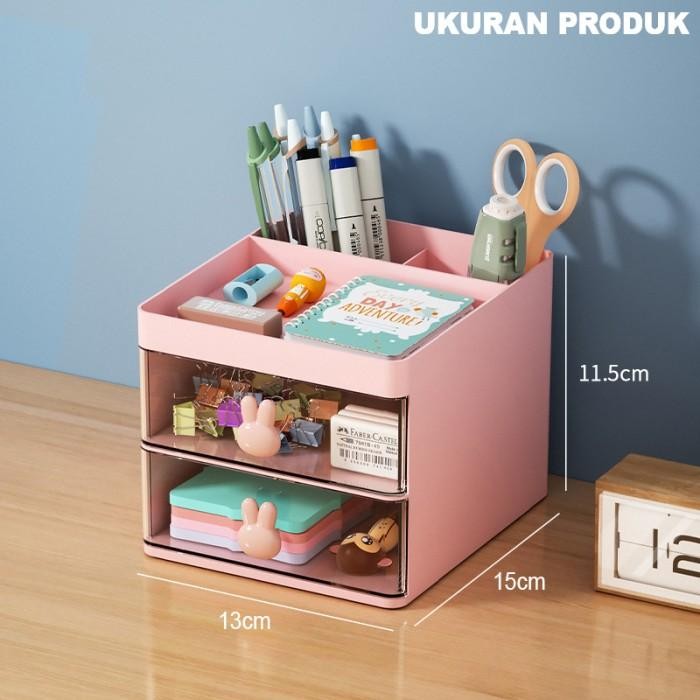

Stationery Drawer Pen Pencil Holder Desk Organizer Desktop Rak Note Hp