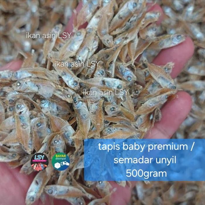 

3YC3 Ikan Asin Semadar Merah / Tapis Baby Premium 500Gram