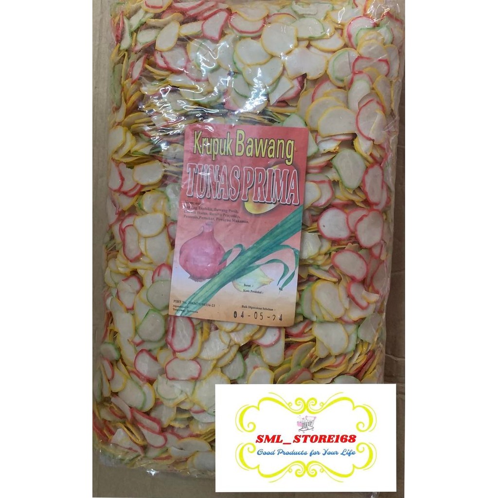 

3YC3 Kerupuk Bawang Warna Warni Merek Tunas Prima 5Kg