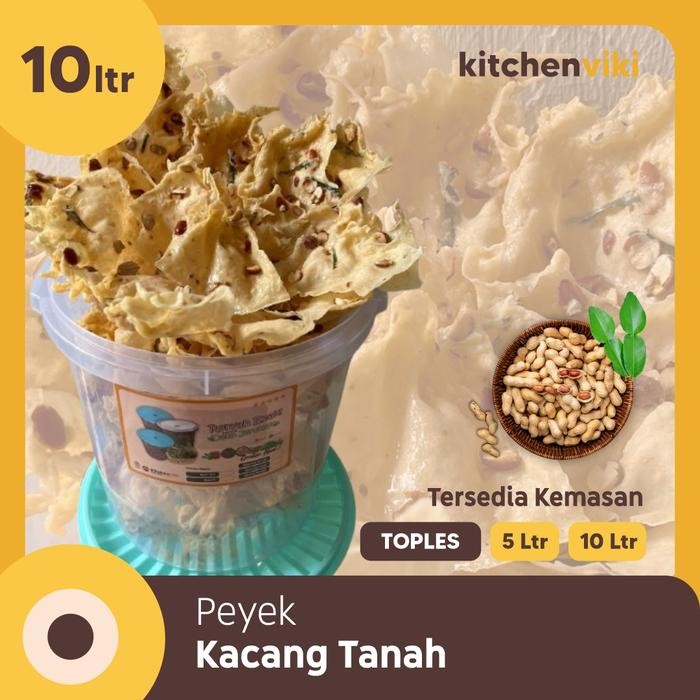 

3YC3 Peyek Kacang Tanah Toples 10L Kitchen Viki