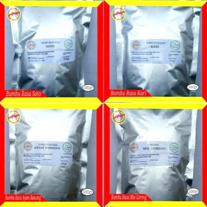 

H48Y Bumbu Kuah Rasa,Mie Goreng,Kari,Soto,Ayam Bawang (500Gr). Enak Lezat