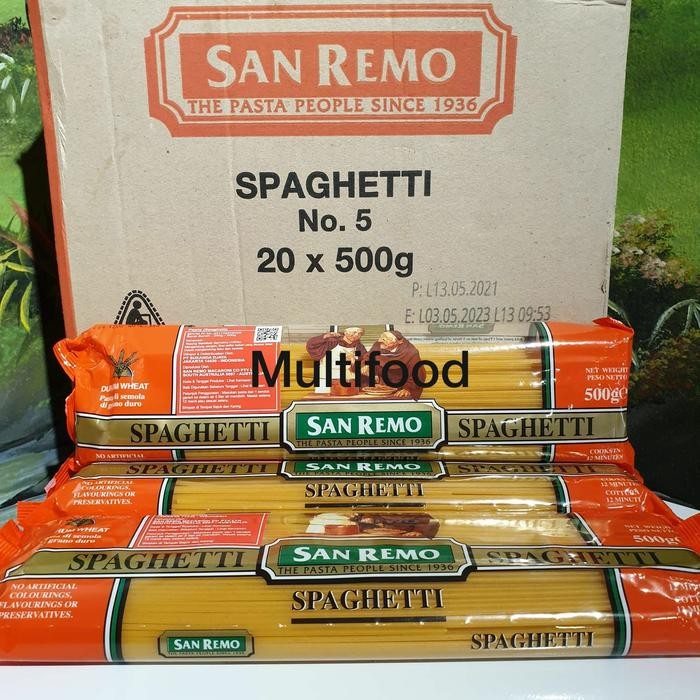 

H48Y Pasta Spaghetti San Remo / Spagetti San Remo Impor
