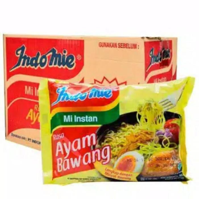 

H48Y Indomie Ayam Bawang 1 Dus Isi 40 Bungkus / Mie Instant Kuah Rasa Ayam