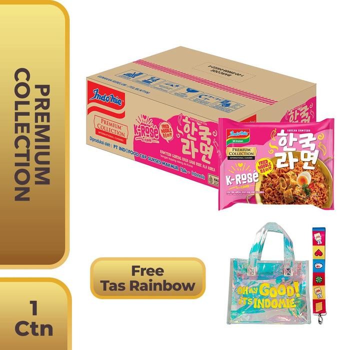 

H48Y 1 Dus Isi 20 Pcs - Indomie Korean K-Rose + Free Rainbow Bag