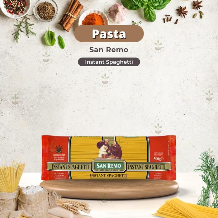 

H48Y San Remo Pasta Spaghetti 500 Gr - Pasta Spaghetti 500 Gr