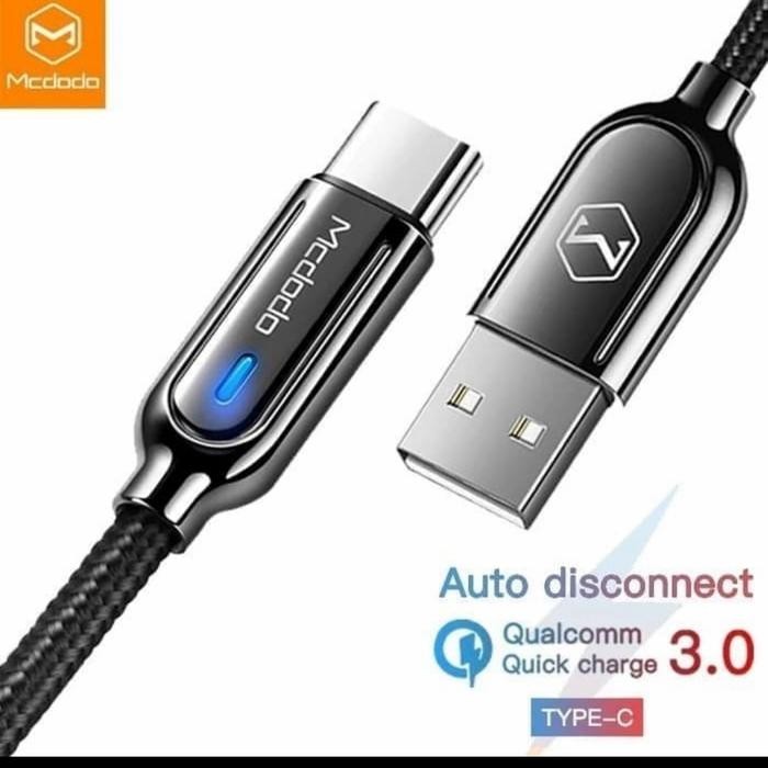 MCDODO AUTO DISCONNECT CA-6190 KABEL DATA CHARGER USB TYPE-C QC 4.0