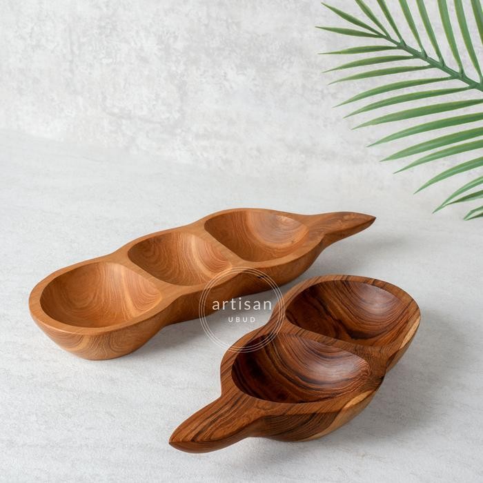 Chaya - Mangkok Kayu Jati / Tamarind Bowl / Mangkok Kacang Kayu Jati / Mangkok Snack Kayu Jati