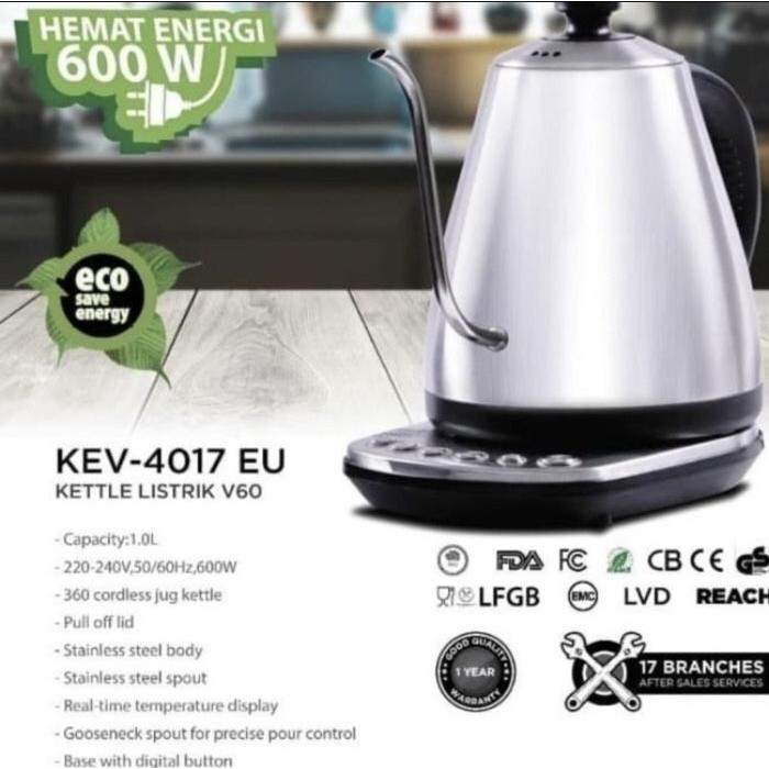 Kettle Leher Angsa Listrik Mayaka / Electric Kettle Gooseneck Mayaka