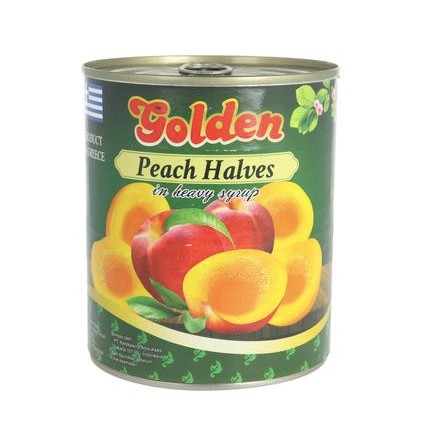 

GOLDEN PEACH HALVES IN SYRUP UKURAN KEMASAN 820 GRAM