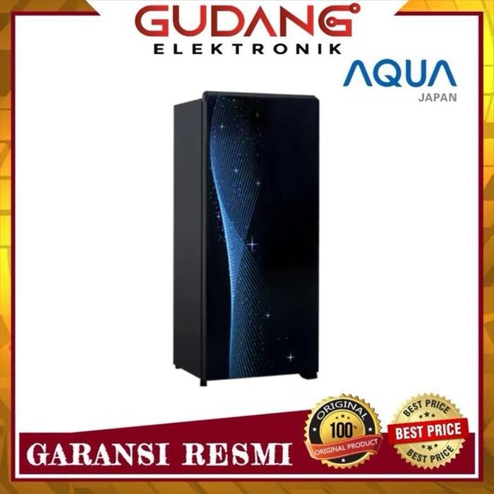 Lemari Es 1 Pintu Aqua 180 Liter Aqrd-225Msb Kulkas Aqua Aqrd 225 Msb