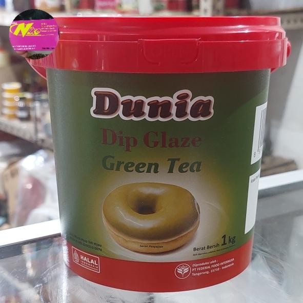 

dip glaze dunia green tea / teh hijau 1kg khusus grab dan gojek