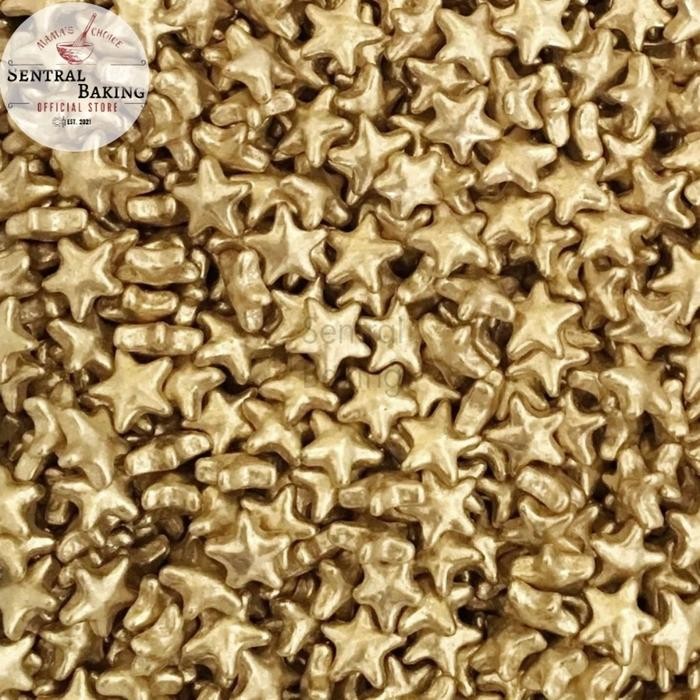 

Sprinkle Kue Mutiara Bunga Kuning Emas / Springkel Springkle Hias Kue