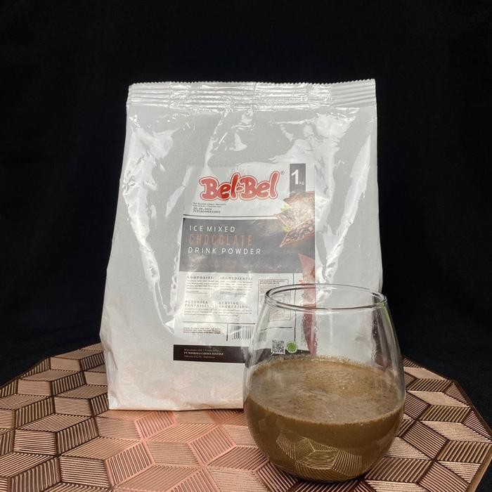 

Bel-Bel Bubuk Minuman kekinian Rasa Chocolate 1kg Premix Icemixed