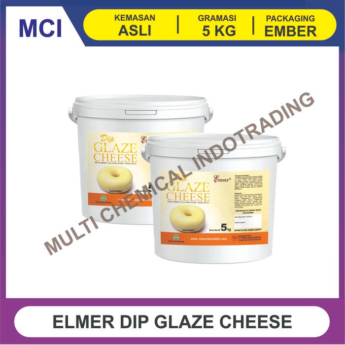 

ELMER DIP GLAZE 5 KG - TOPPING DONAT PISANG NUGGET - CHEESE