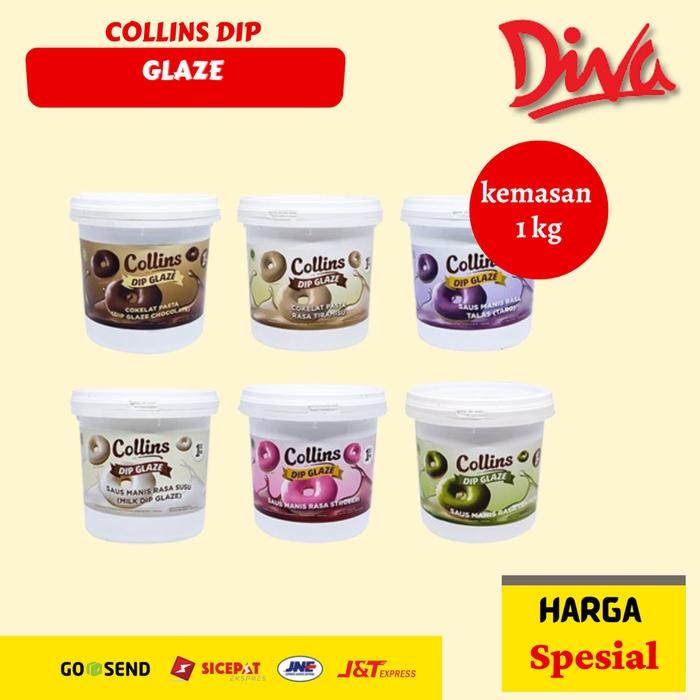 

Collins Dip Glaze 1 kg / Topping Kue All Variant