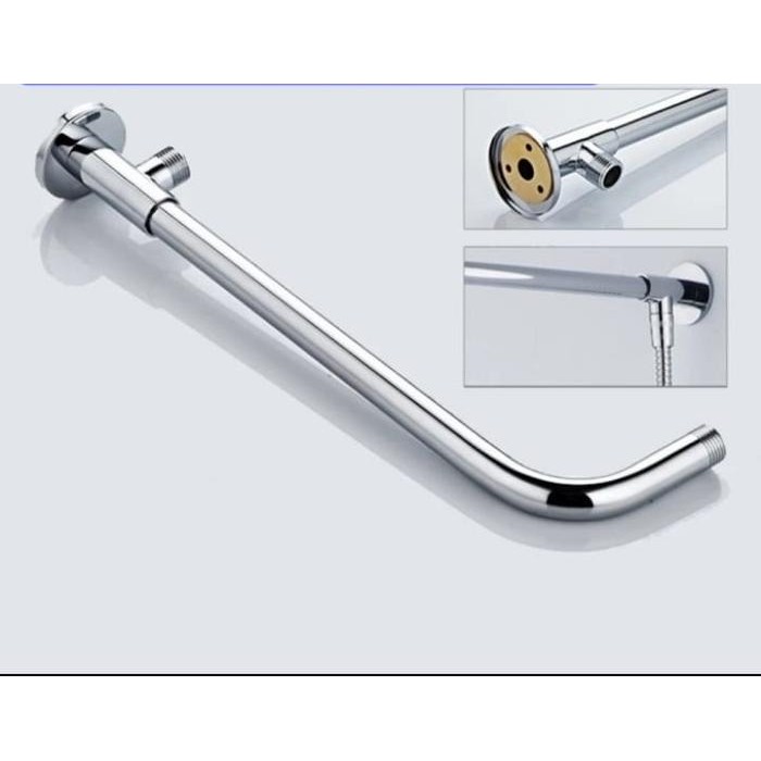 shower arm tanpa bobok/adapter wall shower