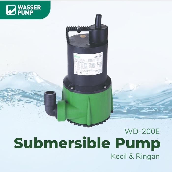 Pompa Celup WASSER WD-200E(200Watt & 6Meter)