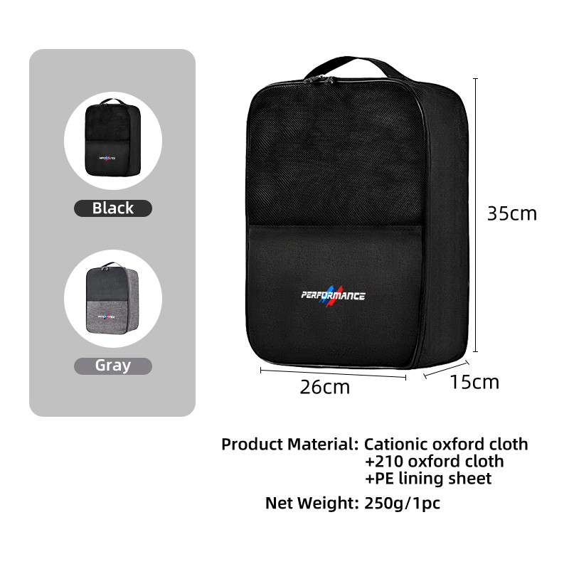 IMPORT CAR LOGO SHOE ORGANISER TRAVEL PORTABLE SHOE BAG SHOE STORAGE BAG CAR INTERIORS FOR BMW