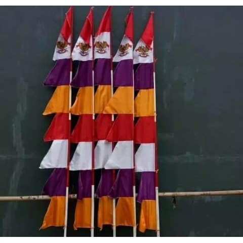 (Allthebest) PAKET USAHA UMBUL UMBUL LIMA KODI ISI 100 PCS GLOSIR BENDERA UMBUL UMBUL 17 AGUSTUS