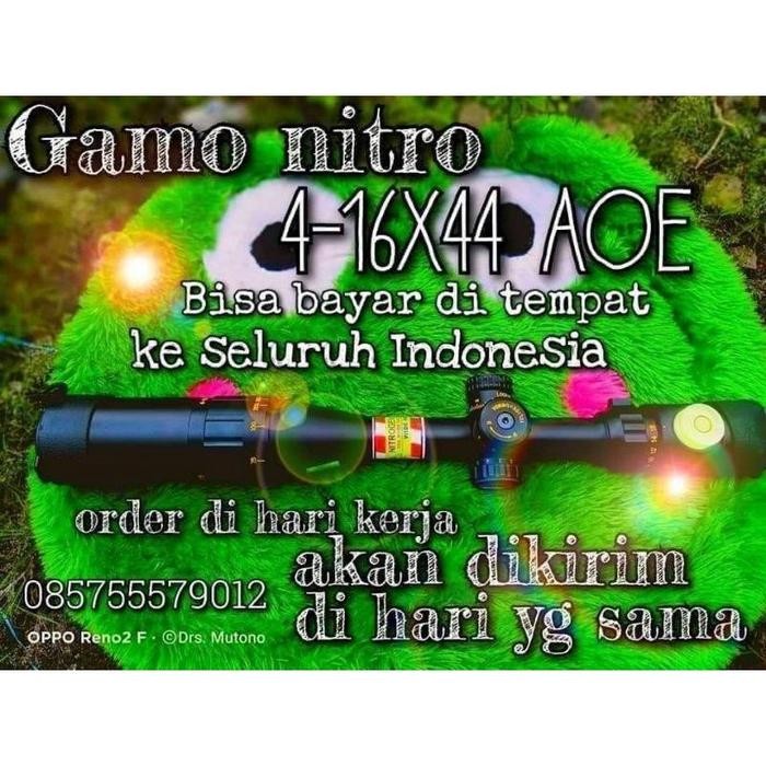 Cuci Gudang teleskop gamo nitro 4-16x44aoe bisa bayar di tempat Jual