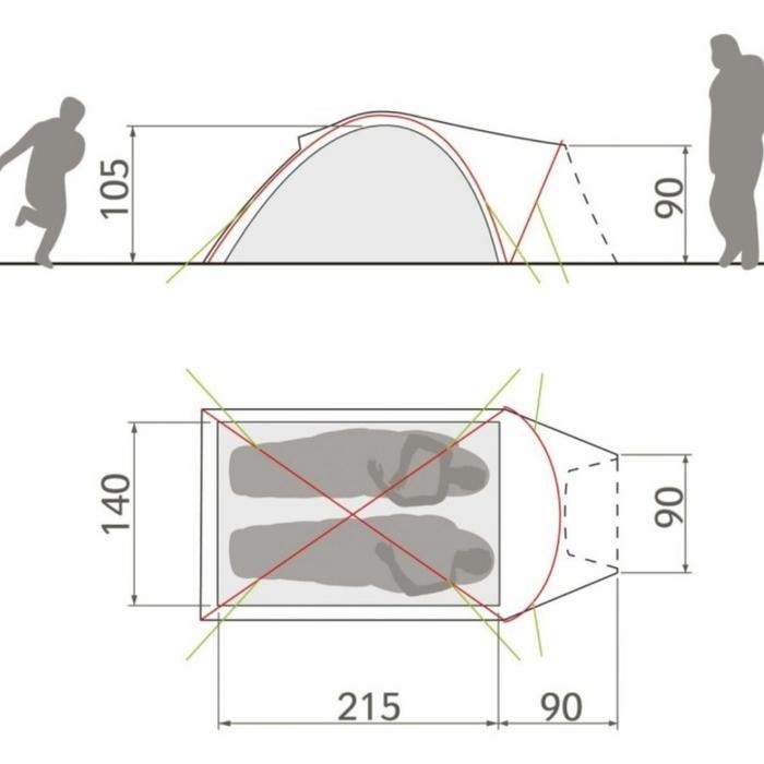 Tenda Camping Vaude Campo Compact XT 2P