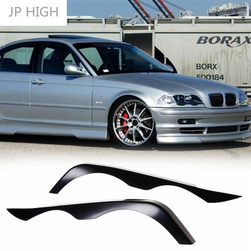 Car Eyebrows Headlight Cover Eyelids For-BMW E46 M3 Coupe