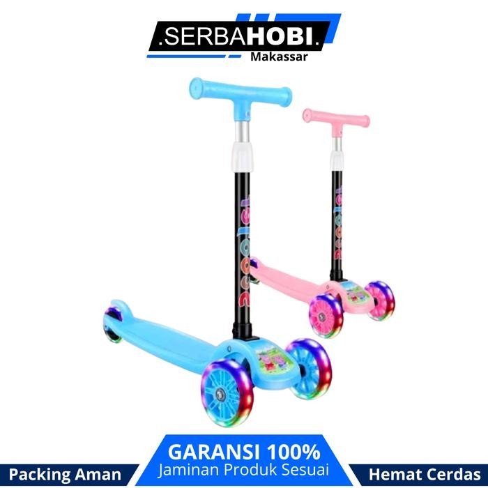 TERMURAH Hadiah Terbaik untuk Si Kecil Scooter Anak roda lampu LED / SKUTER ANAK RODA 3 / scoter