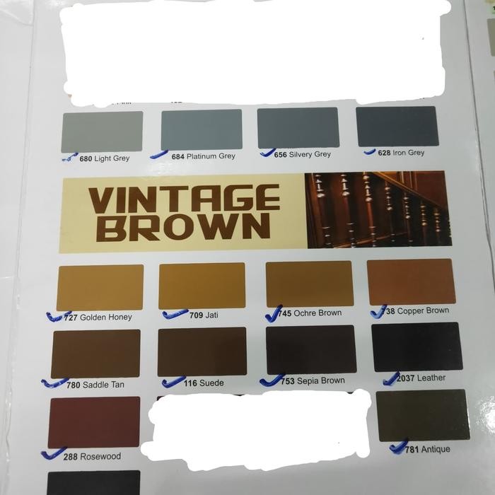 Propan Paintstore - Cat Seiv Kayu Besi Minyak Warna Standard / Cat Besi Cat Kayu