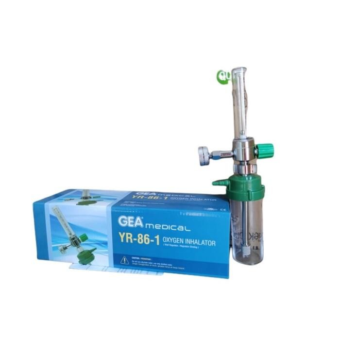 JTTOP" GEA YR 861 REGULATOR OKSIGEN DINDING FLOWMETER OKSIGEN JIS CIG C&U