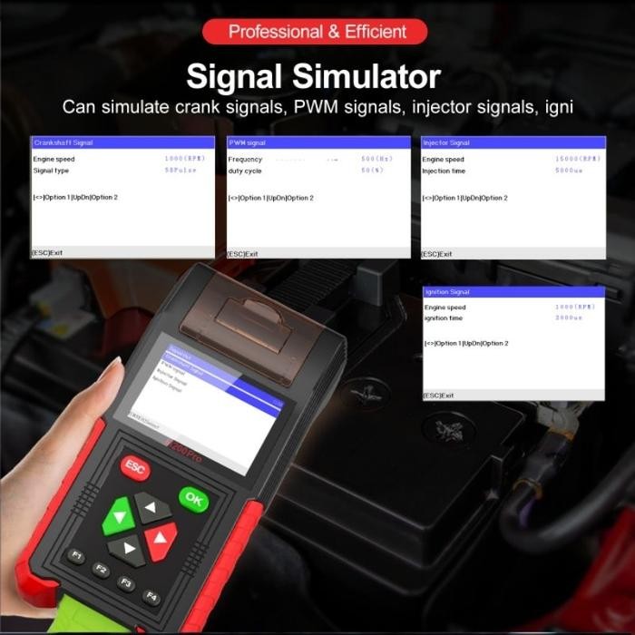JDIAG M200 PRO Alat Remap Ecu Diagnostic Tool OBD2 Scanner Scener Cek Kerusakan Motor Injeksi & Non