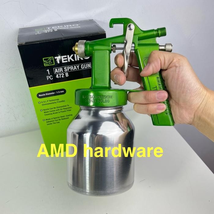 Sale Original Tekiro Air Spray Gun 472 B Tabung Bawah Spet Semprotan Cat Kompresor 472B