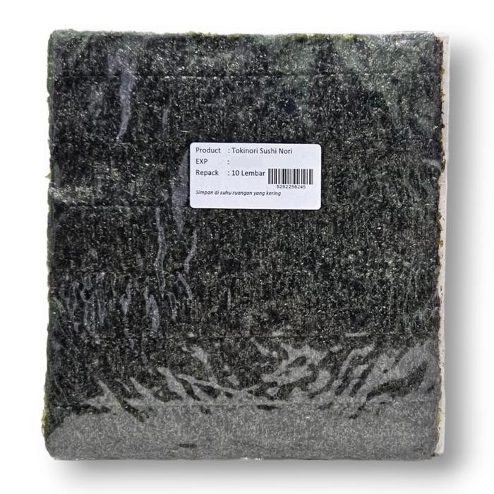 

TOKINORI SUSHI NORI JUAL ECERAN 10 LEMBAR RUMPUT LAUT KERING HALAL