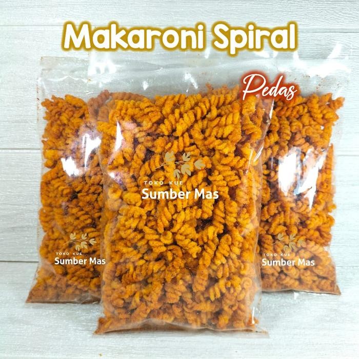 

MAKARONI SPIRAL MACARONI SPIRAL RASA PEDES BERAT BERSIH 250 GR - PEDAS