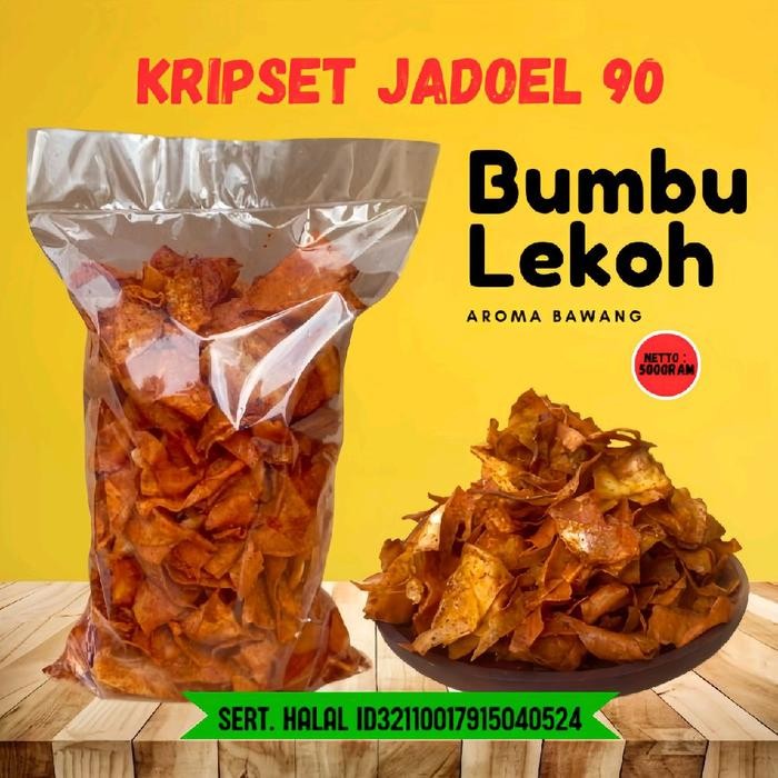 

( KRIPSET ) KERIPIK SETAN 500 GRAM RENYAH GURIH ( KRIPIK SINGKONG ) MAKANAN KERIPIK SNACK FOOD