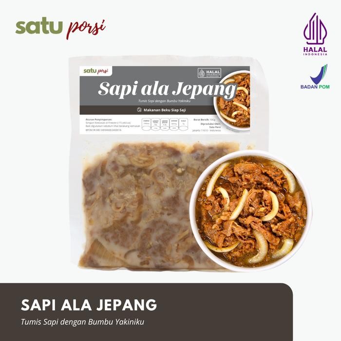 

SATU PORSI SAPI ALA JEPANG FROZEN FOOD READY MEAL