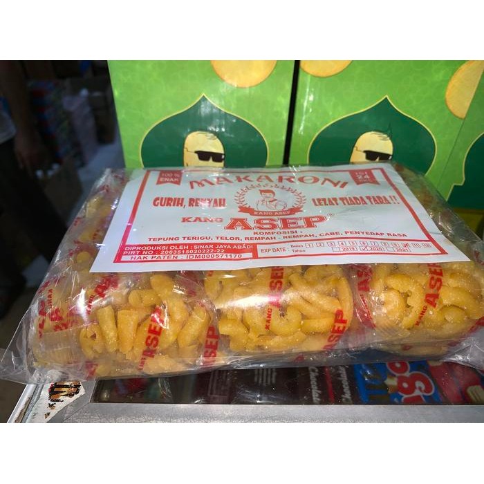 

MAKARONI KANG ASEP ASIN GURIH 1 PACK ISI 24 PCS