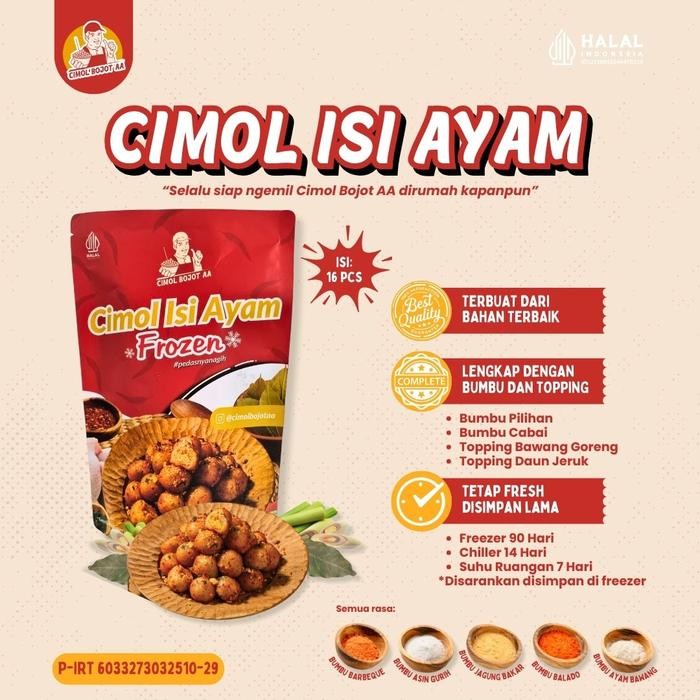 

CEMILAN CIMOL AA ISI AYAM FOOD FROZEN INSTAN