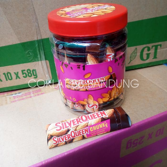 

COKELAT SILVERQUEEN - CHUNKY BAR @33GR - JAR - TOPLES - CHUNKYBAR