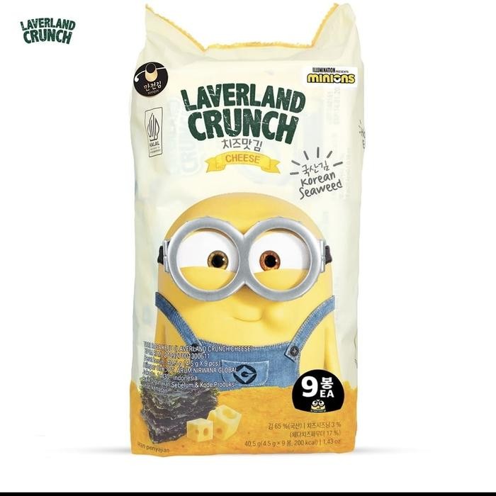 

LAVERLAND CRUNCH SEAWEED KOREA SEASALT HABANERO WASABI