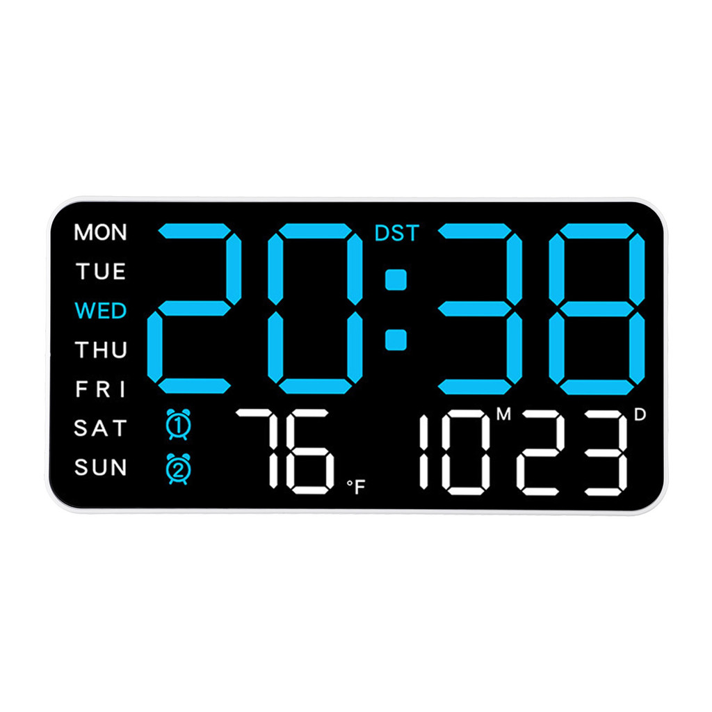 Digital Wall Clock Temperature Date Week Display Table Alarm Clocks Digital Wall Clock Digital Clock