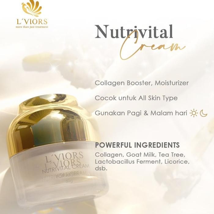 NEW Lviors Nutrivital Cream
