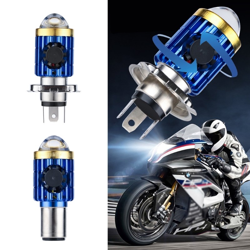 H4 H6 LED Headlight Bulbs, 22000lm Hi/Lo Beam LED Headlight Bulb H4
