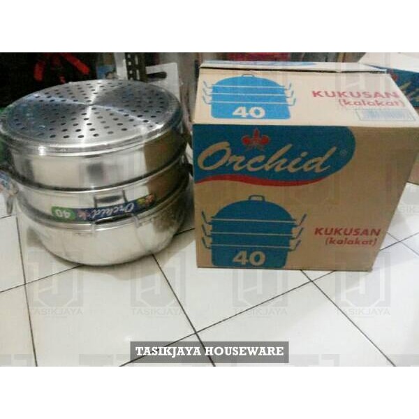 Kalakat Panci Kukus 40 Cm / Klakat Kukusan Orid 40Cm Susun 3
