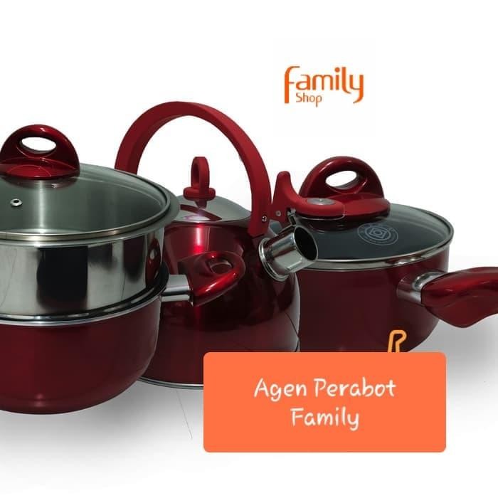 Supra Panci Set 17 Pcs Merdeka Cookware Set Preum Quality Stainless.