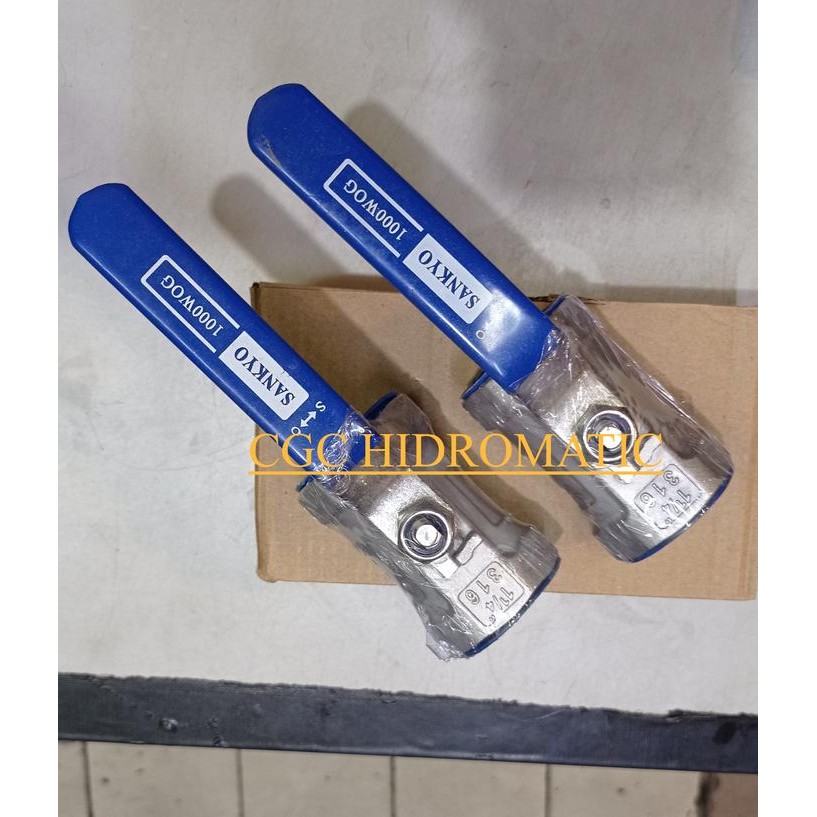 Sankyo Ball Valve Stainless 3" / Ball Valve Stainless 3 Inch