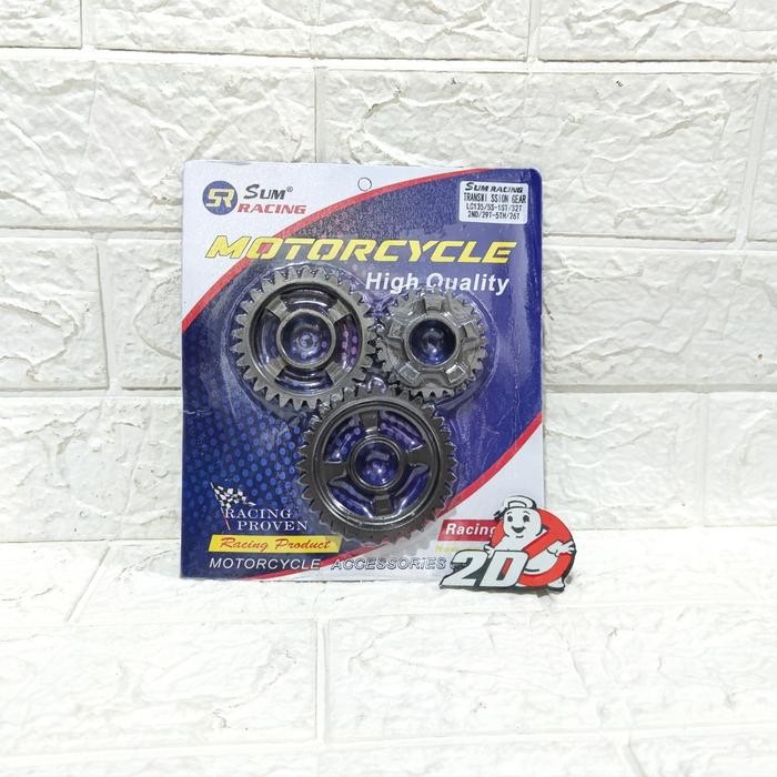 GEAR GIR GIGI RASIO 1 2 5 SUM RACING JUPITER MX NEW 5 SPEED