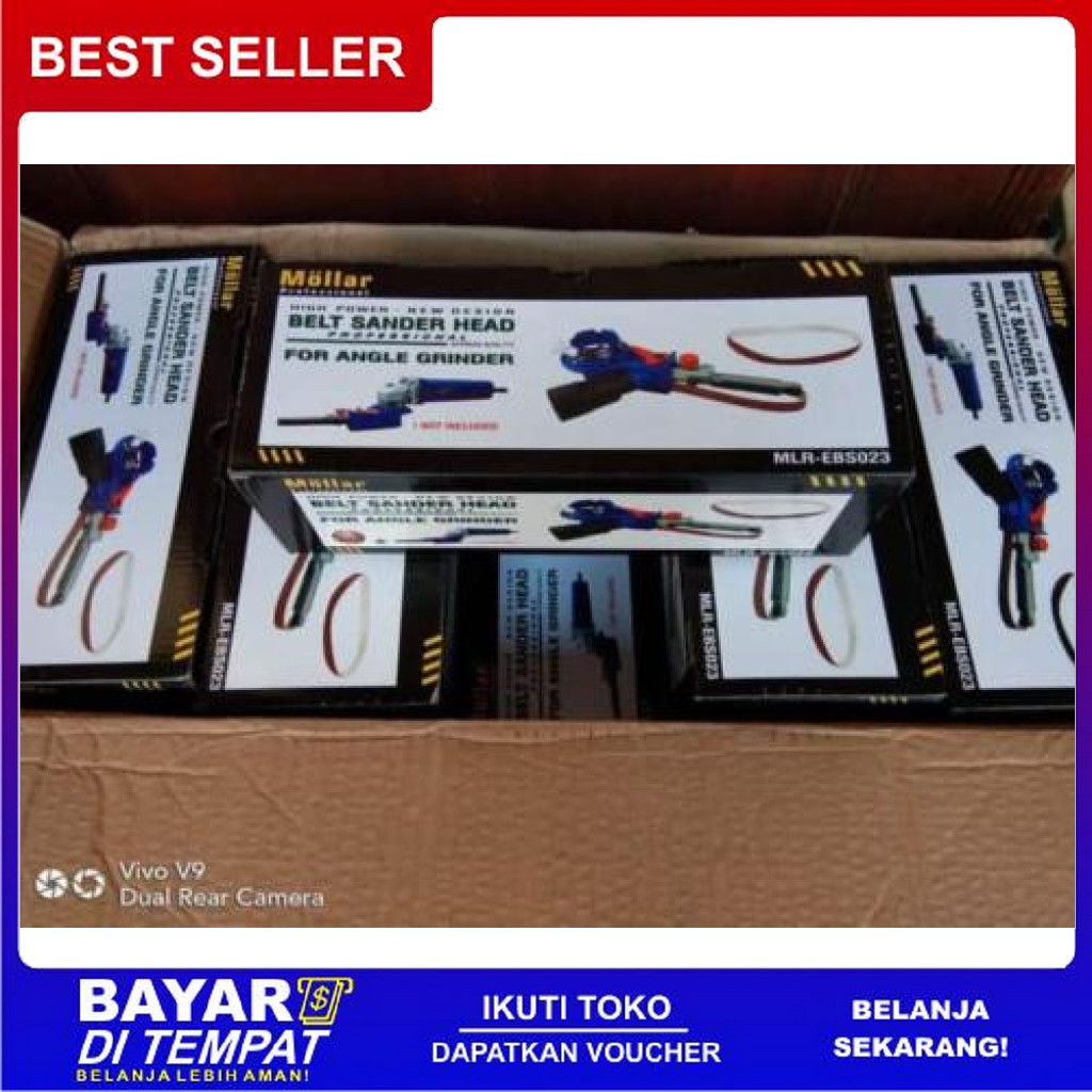FREE ONGKIR BELT SANDER HEAD MESIN GERINDA 4 INCH - ADAPTER AMPLAS BELT SANDER SE BISA COD