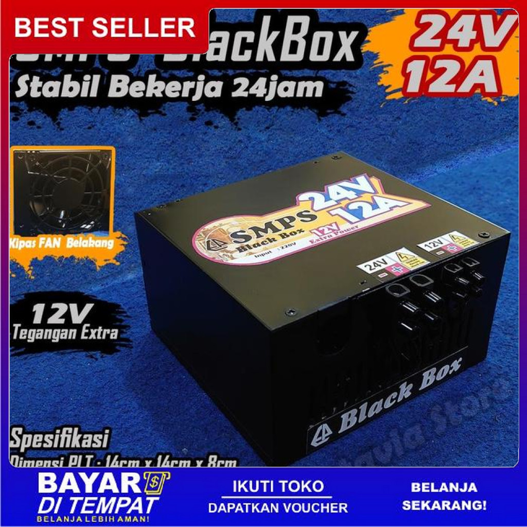 FREE ONGKIR ADAPTOR POWER SUPPLY 24V 10A, 12A, 6A SMPS CT DAN NONCT BISA COD