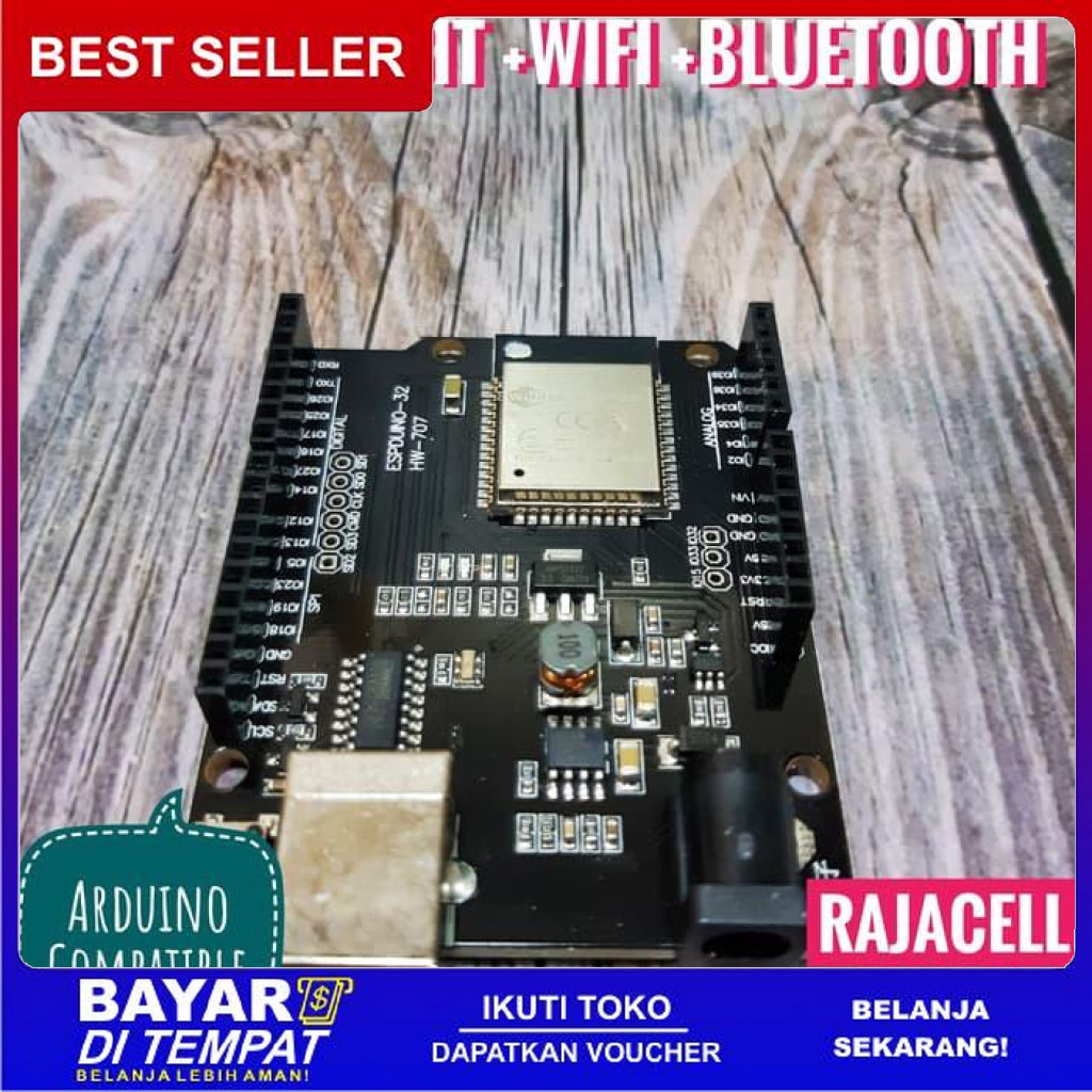 FREE ONGKIR UNO R32 32BIT WEMOS ESP32 ESP8266 WIFI BLUETOOTH BLE FOR ARDUINO UNO BISA COD