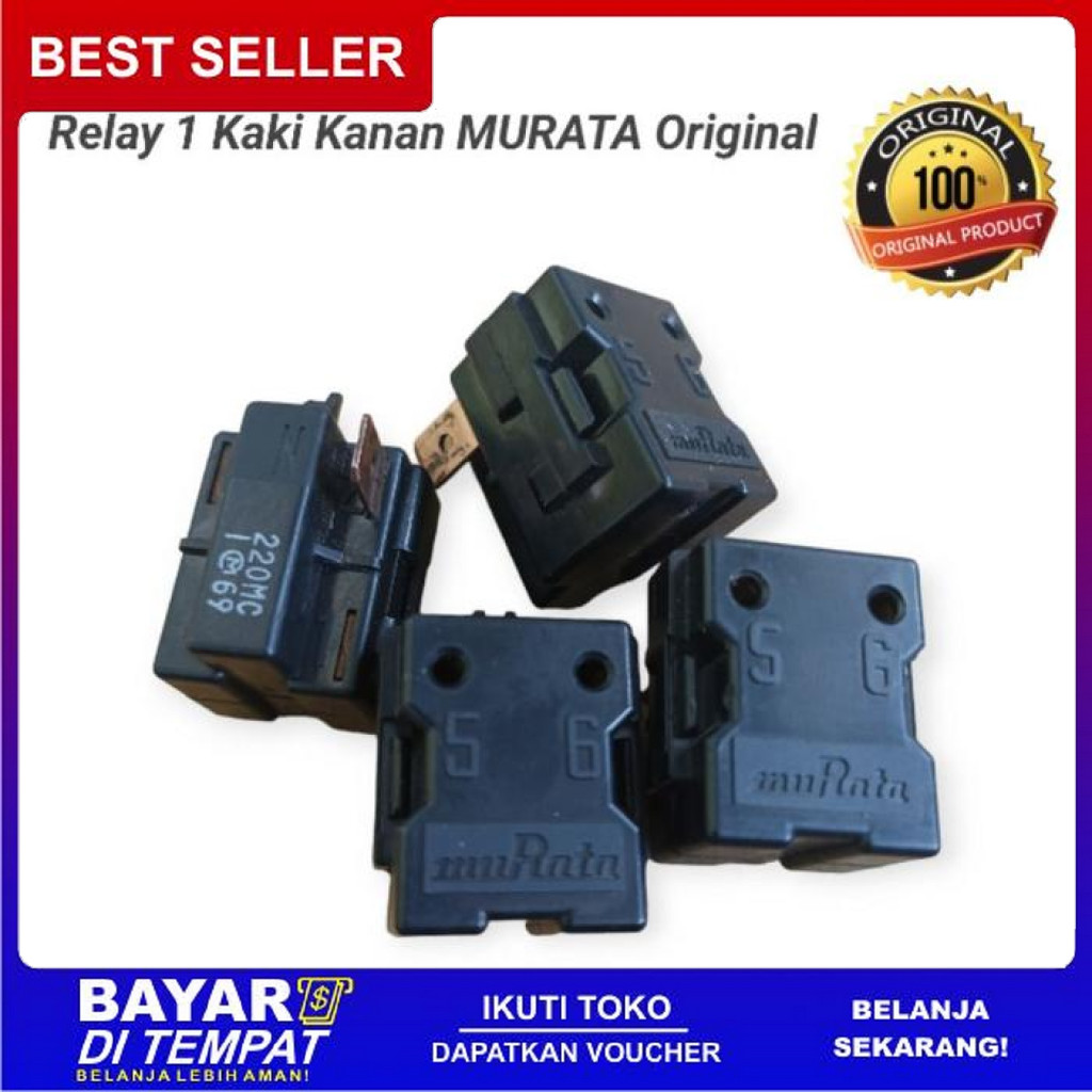 FREE ONGKIR BARU RELAY - RILAY/ PTC KULKAS 1 PINTU PANASONIC TOSHIBA RELAY MURATA ORIGINAL BISA COD